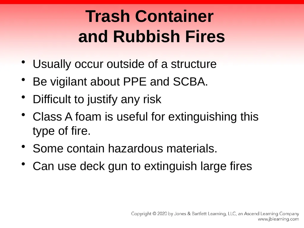 CHAPTER 17 Fire Suppression Knowledge Objectives - slide 54 of 110