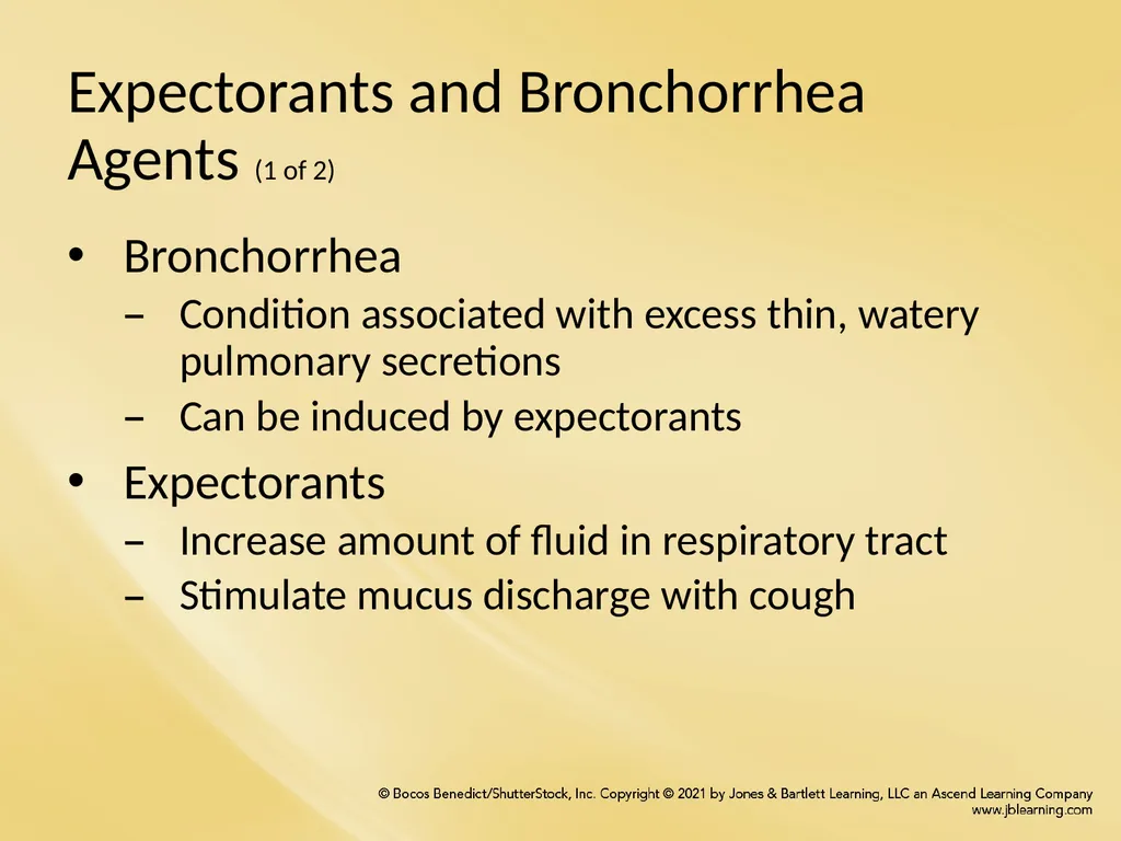 Chapter 8 Wetting Agents and Mucoactive Drugs - slide 32 of 39