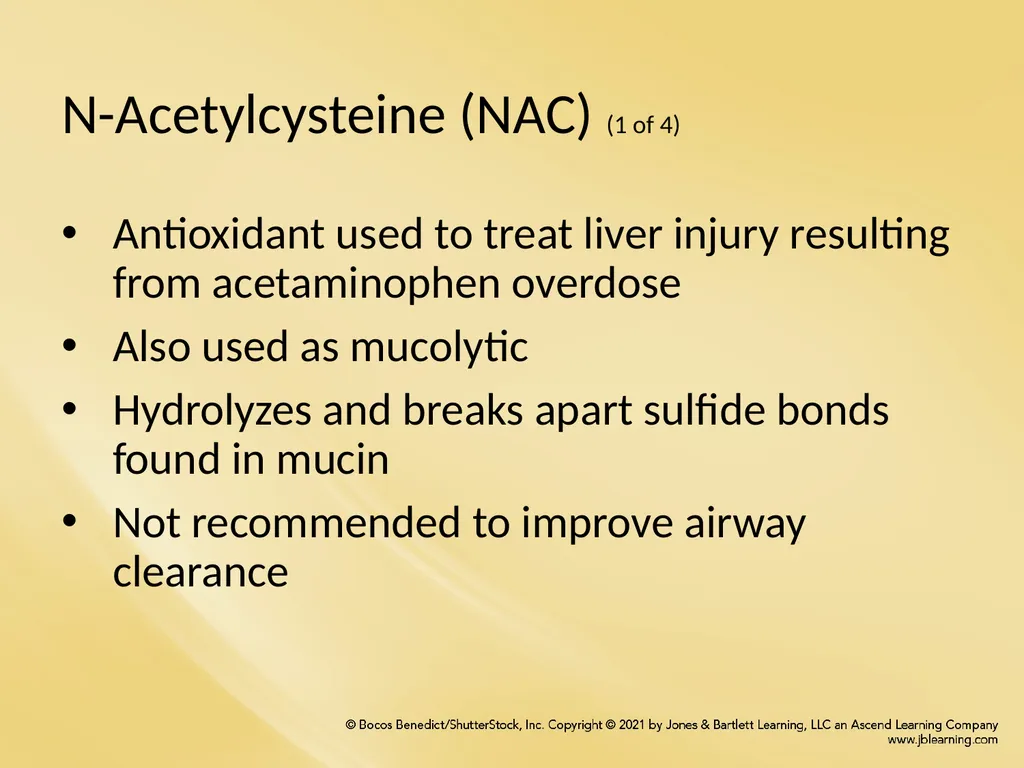 Chapter 8 Wetting Agents and Mucoactive Drugs - slide 24 of 39