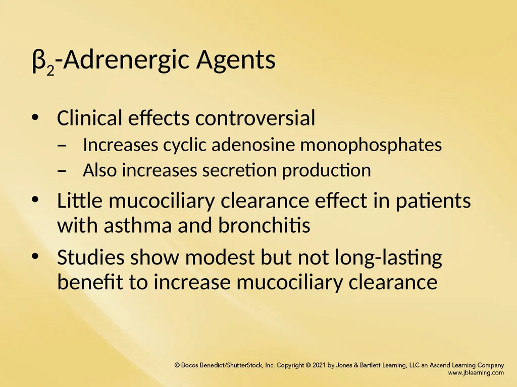 Chapter 8 Wetting Agents and Mucoactive Drugs - slide 30 of 39