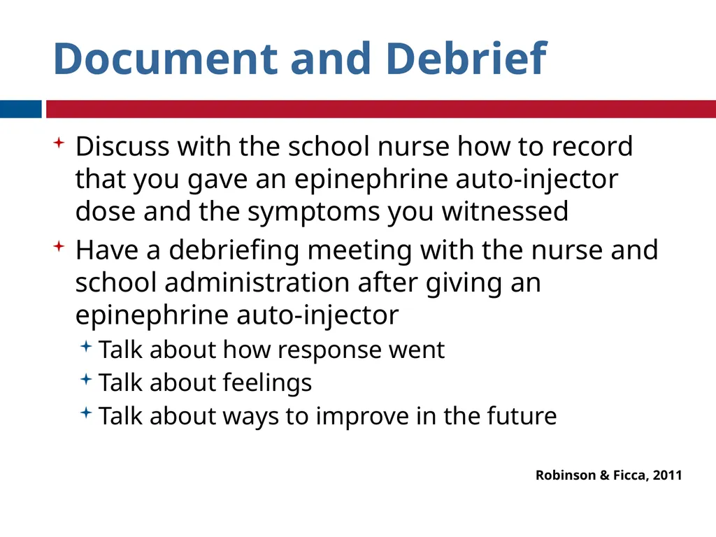 GET TRAINED© A program for school nurses to train - slide 30 of 35