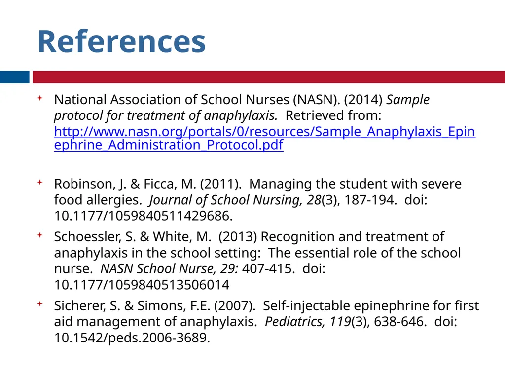 GET TRAINED© A program for school nurses to train - slide 35 of 35