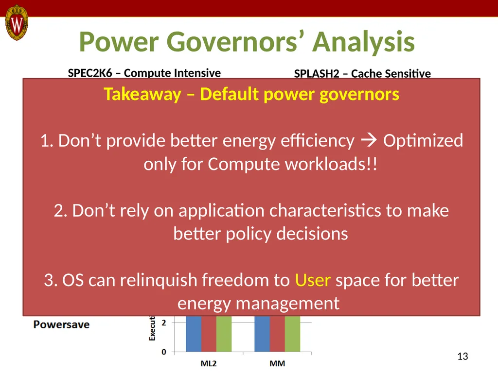 E-MOS: Efficient Energy Management Policies in - slide 13 of 25