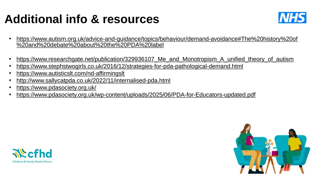 Understanding and Supporting Demand Avoidance in - slide 22 of 22