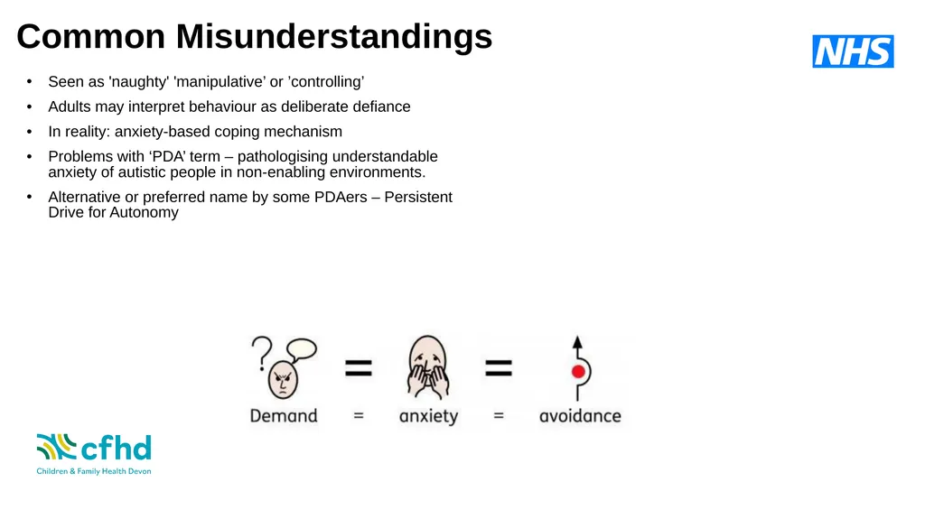 Understanding and Supporting Demand Avoidance in - slide 6 of 22