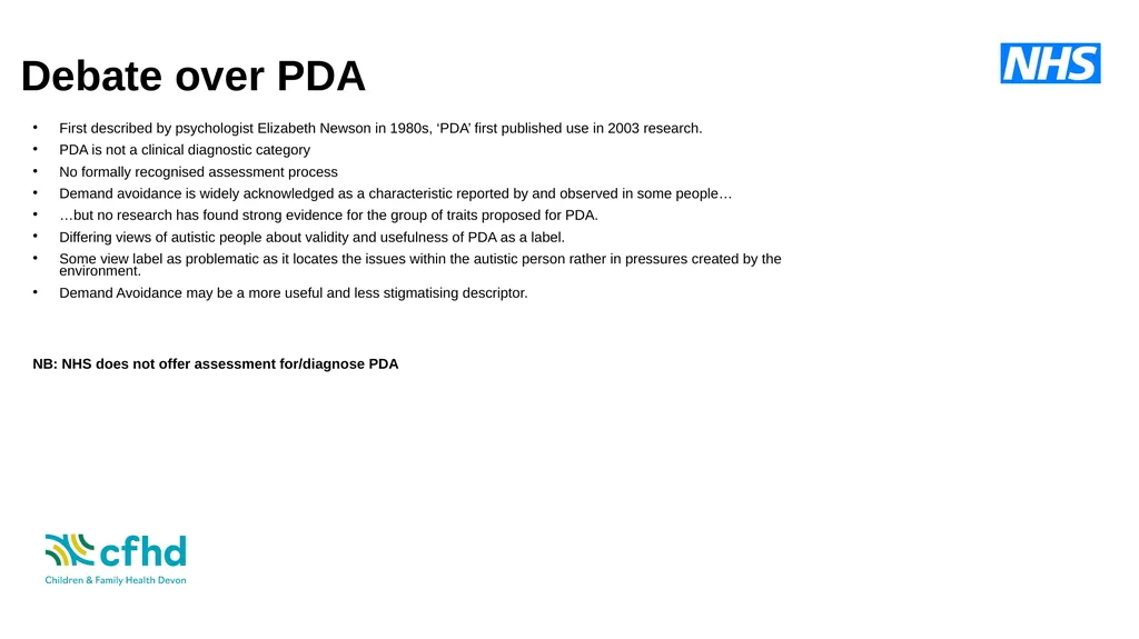 Understanding and Supporting Demand Avoidance in - slide 10 of 22