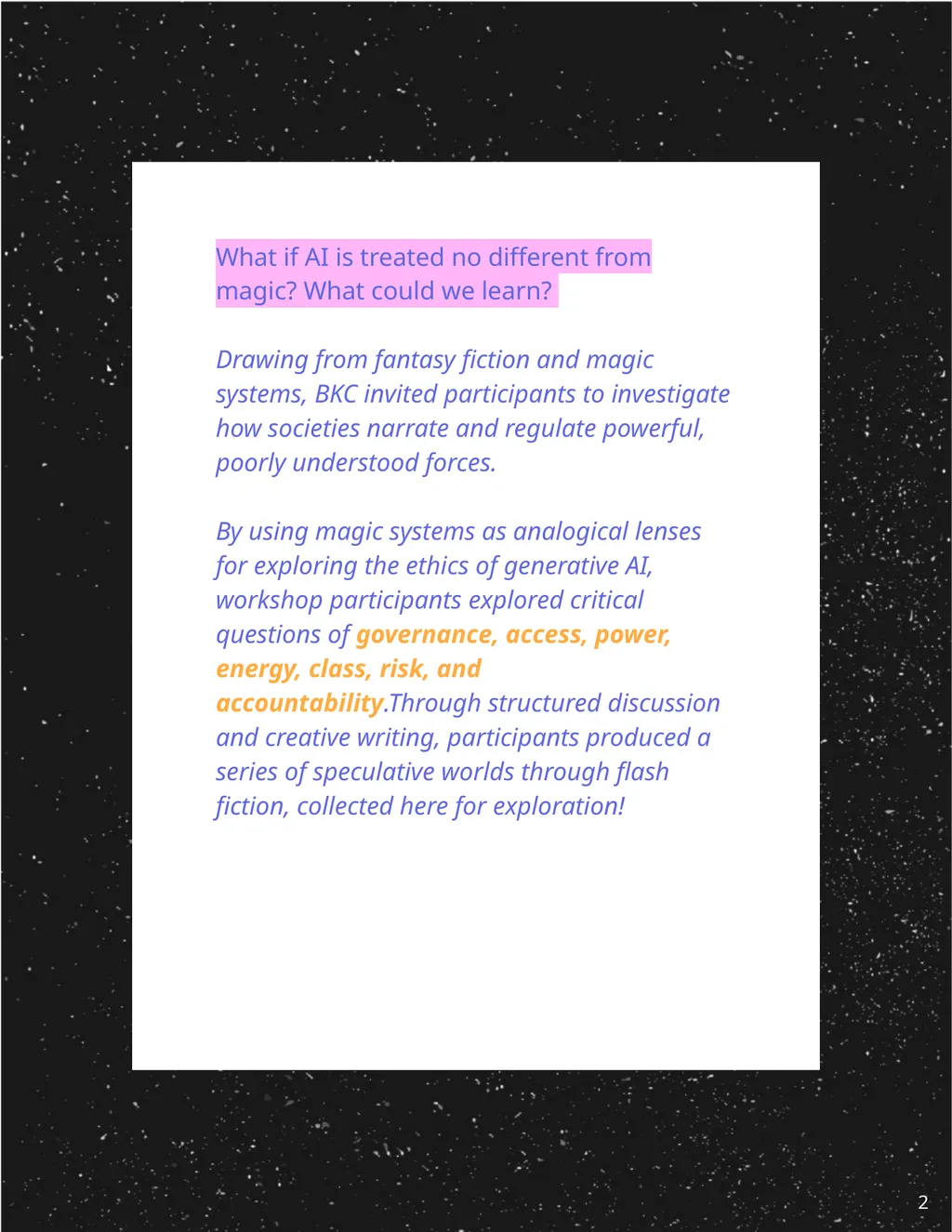 AI is ‘Magic’ ✨ ✨ “Any sufficiently advanced - slide 2 of 25