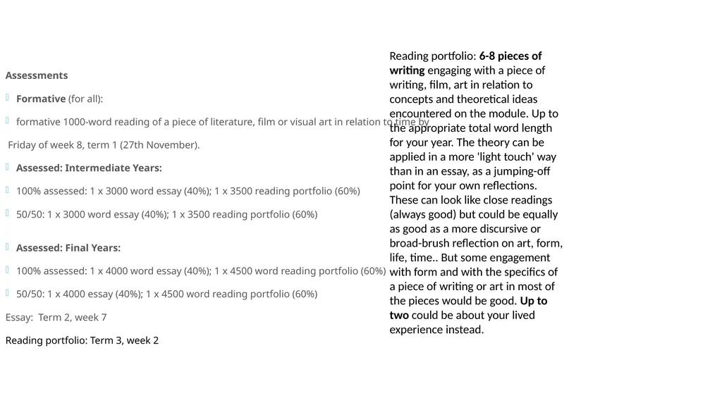 Time in Narrative Genette and Woolf Assessment - slide 2 of 15