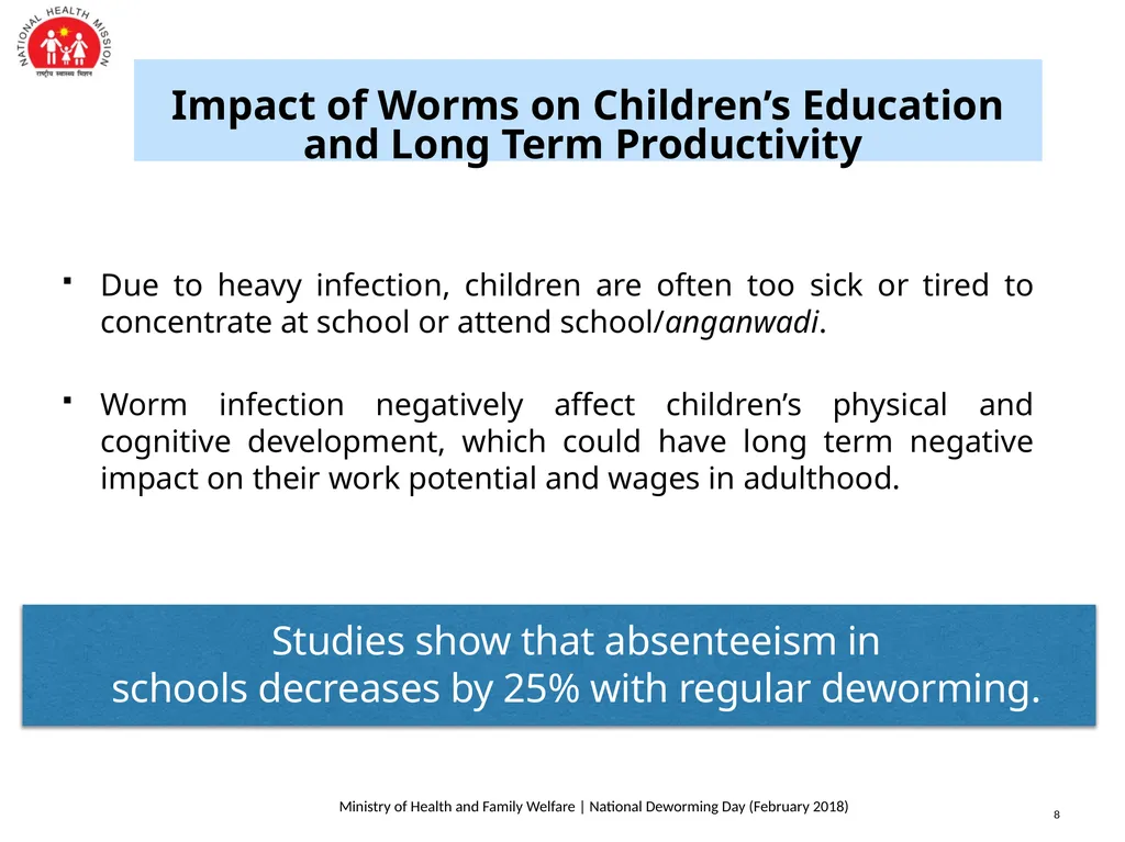 National Deworming Day- February 2018 Training of - slide 9 of 26