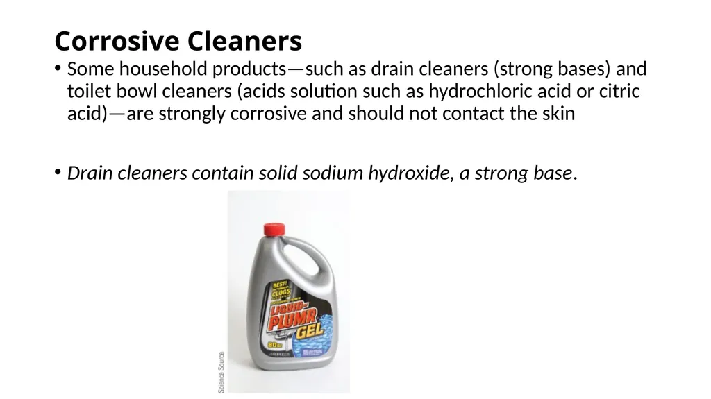 The Chemistry of Household Products household - slide 10 of 28