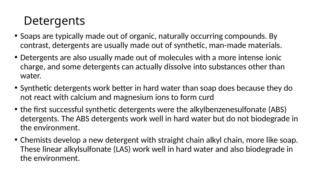 The Chemistry of Household Products household - slide 6 of 28