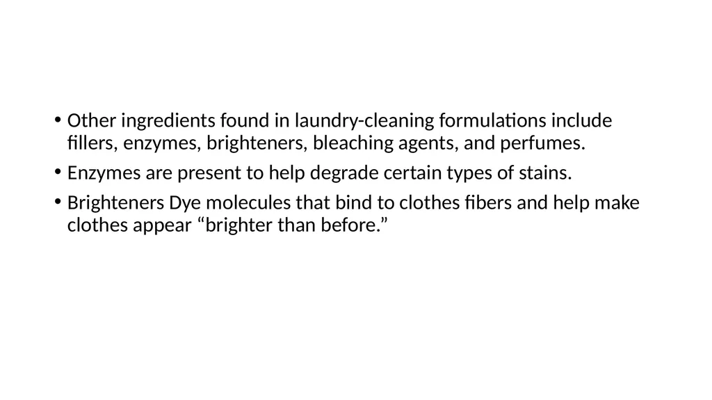 The Chemistry of Household Products household - slide 9 of 28
