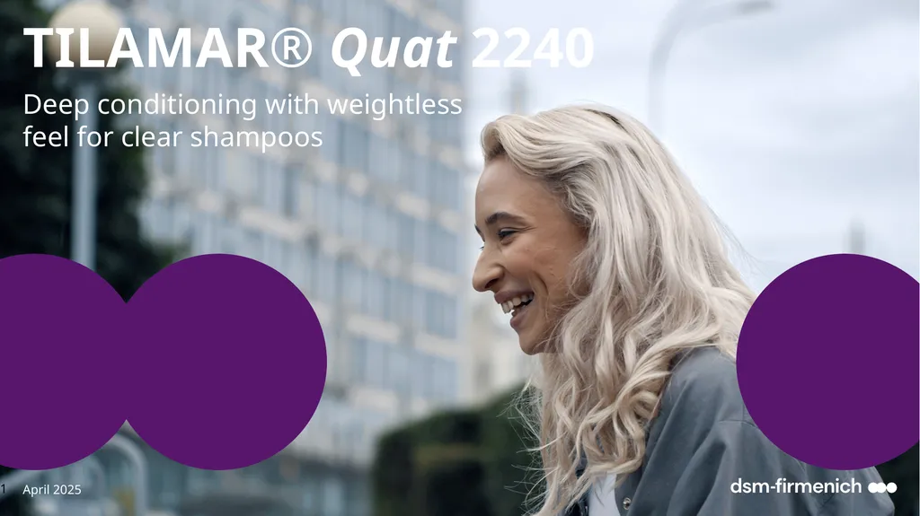 April 2025 TILAMAR® Quat 2240 Deep conditioning - slide 1 of 17