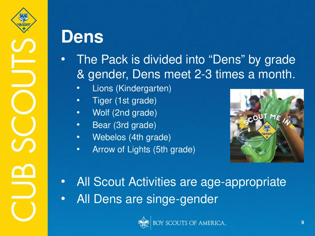 Welcome to Pack 123! Intros (insert picture of - slide 9 of 20