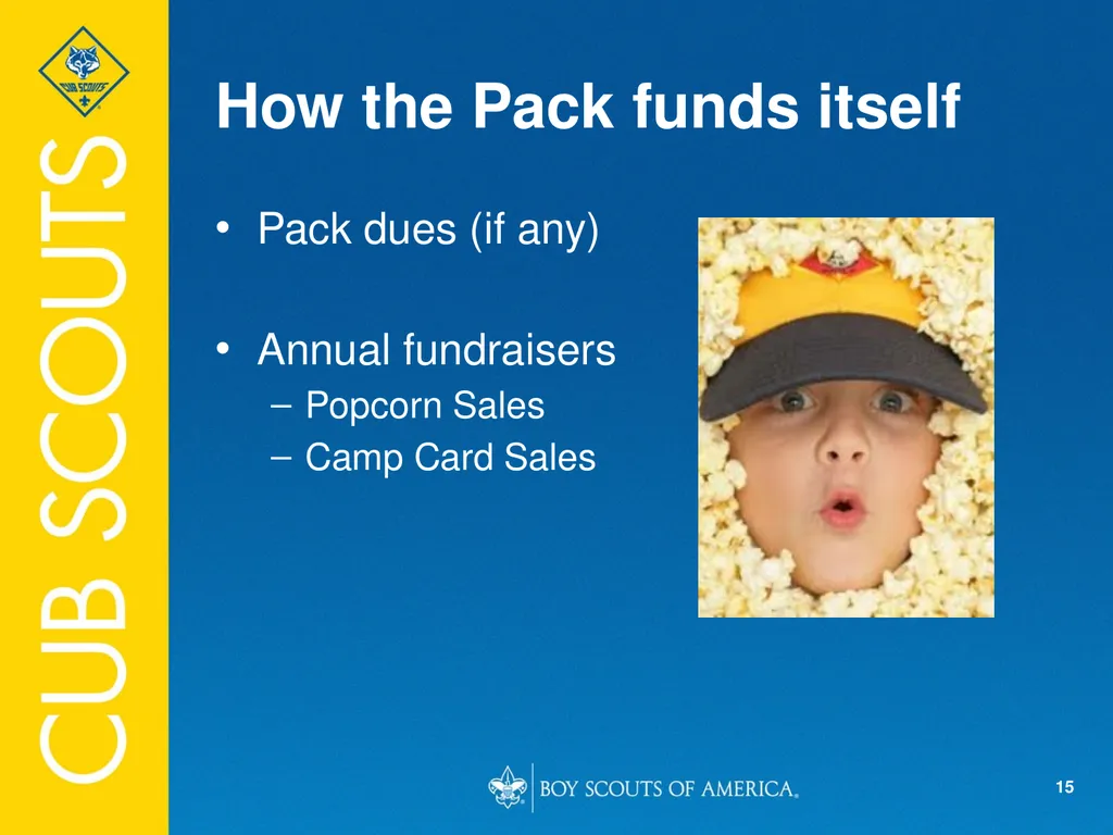 Welcome to Pack 123! Intros (insert picture of - slide 15 of 20