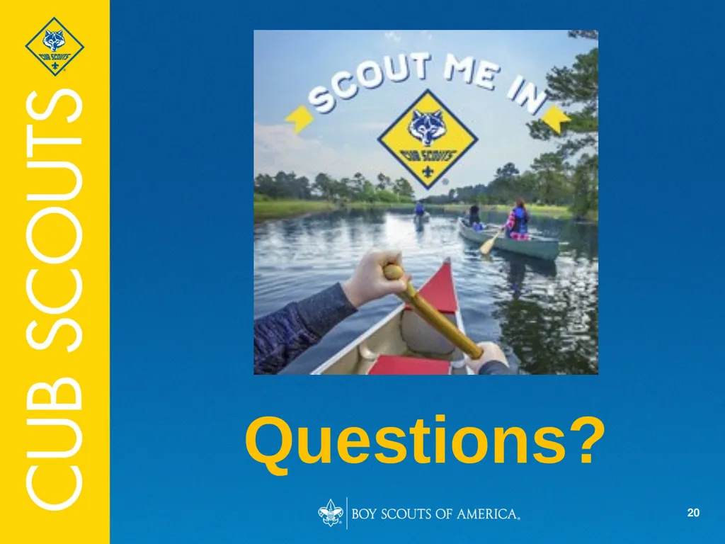 Welcome to Pack 123! Intros (insert picture of - slide 20 of 20