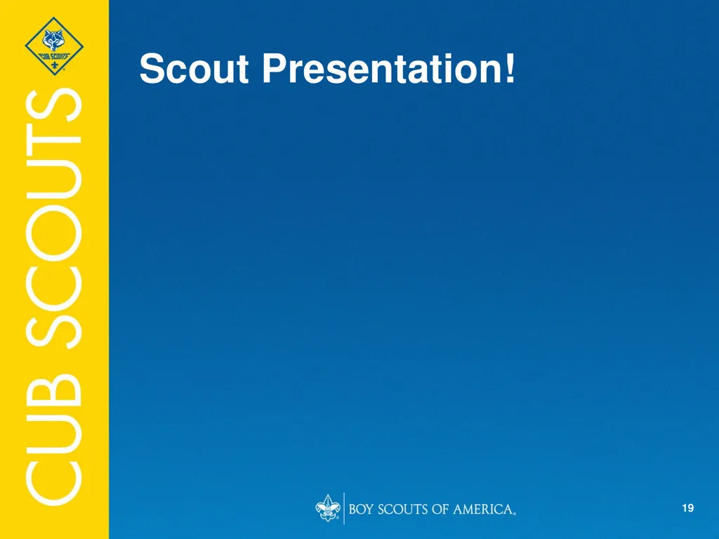 Welcome to Pack 123! Intros (insert picture of - slide 19 of 20