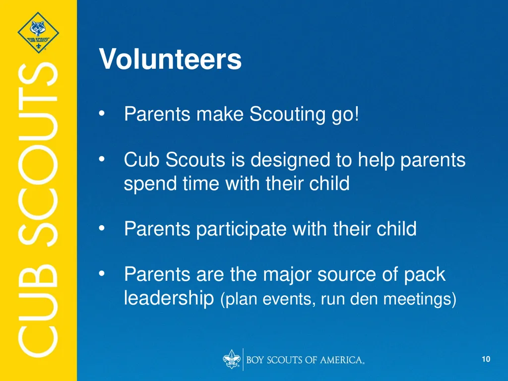 Welcome to Pack 123! Intros (insert picture of - slide 10 of 20