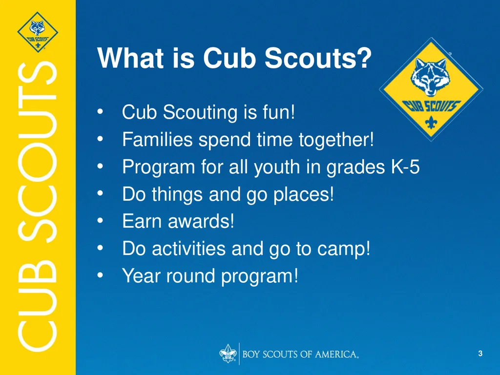 Welcome to Pack 123! Intros (insert picture of - slide 3 of 20