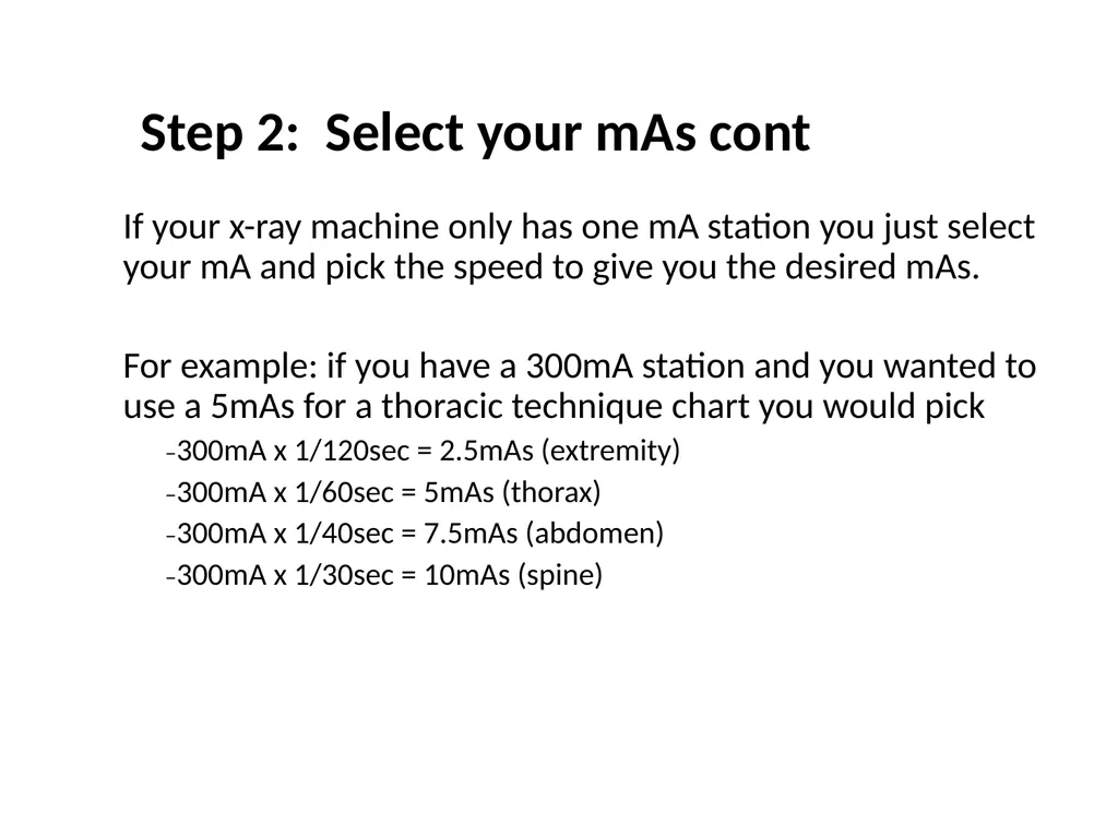 Creating a Veterinary Radiographic Technique Chart - slide 5 of 21