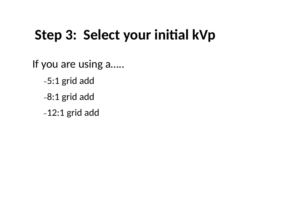 Creating a Veterinary Radiographic Technique Chart - slide 11 of 21