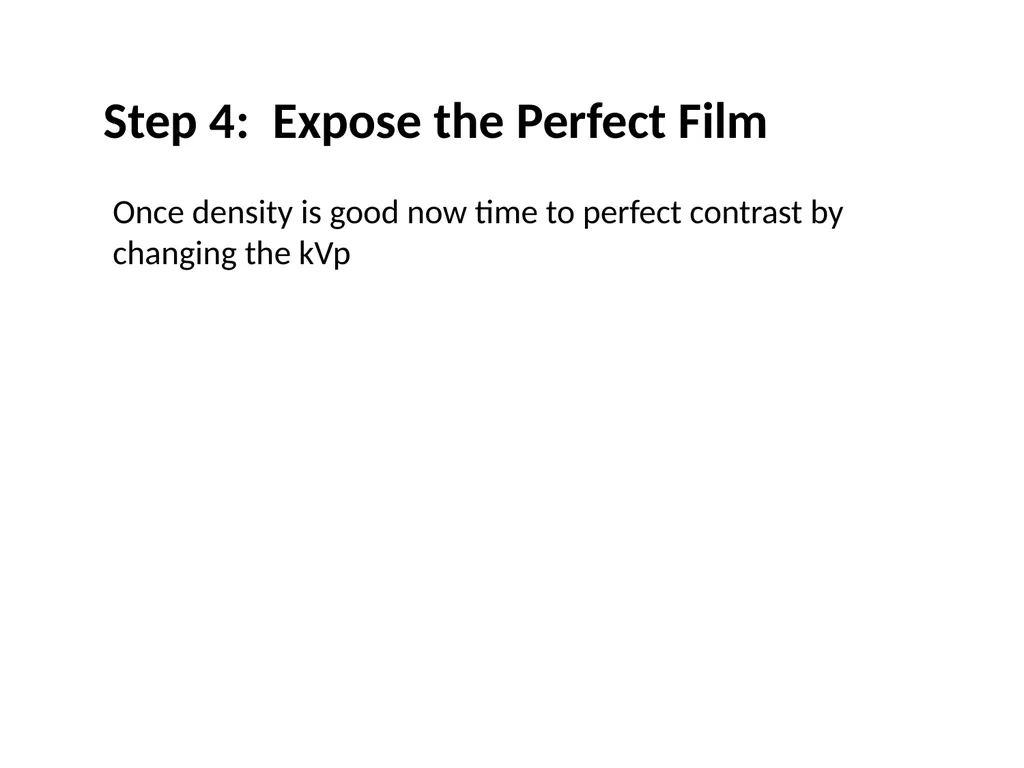 Creating a Veterinary Radiographic Technique Chart - slide 16 of 21