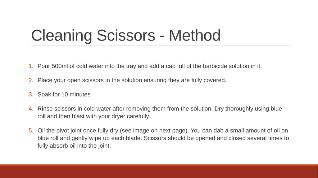 Cleaning Grooming Equipment Introduction Whilst - slide 13 of 19