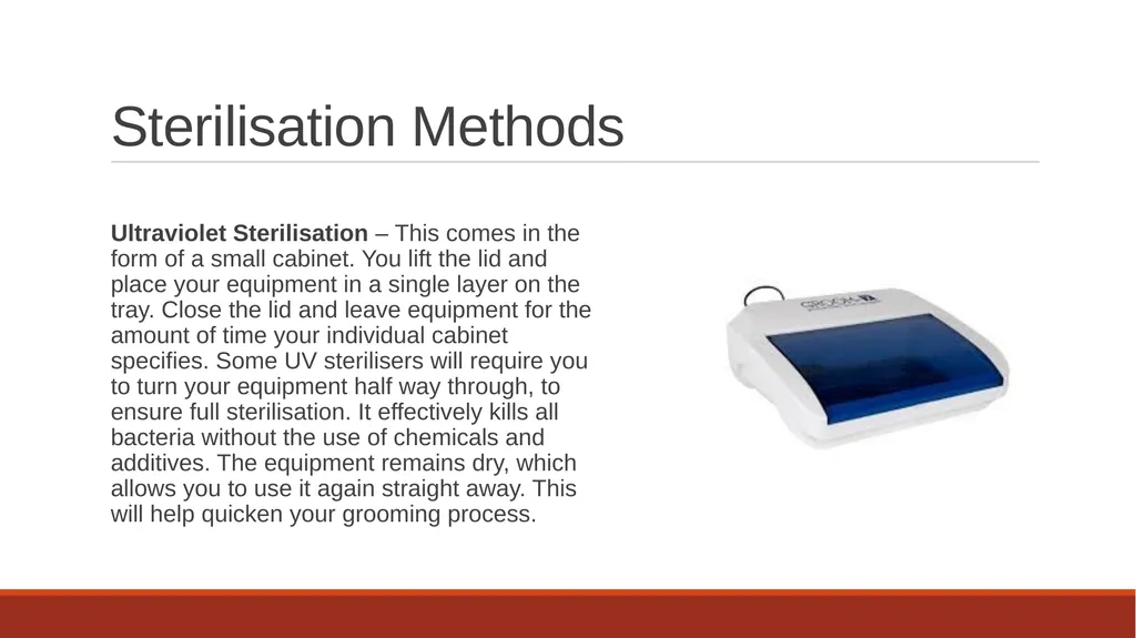 Cleaning Grooming Equipment Introduction Whilst - slide 4 of 19