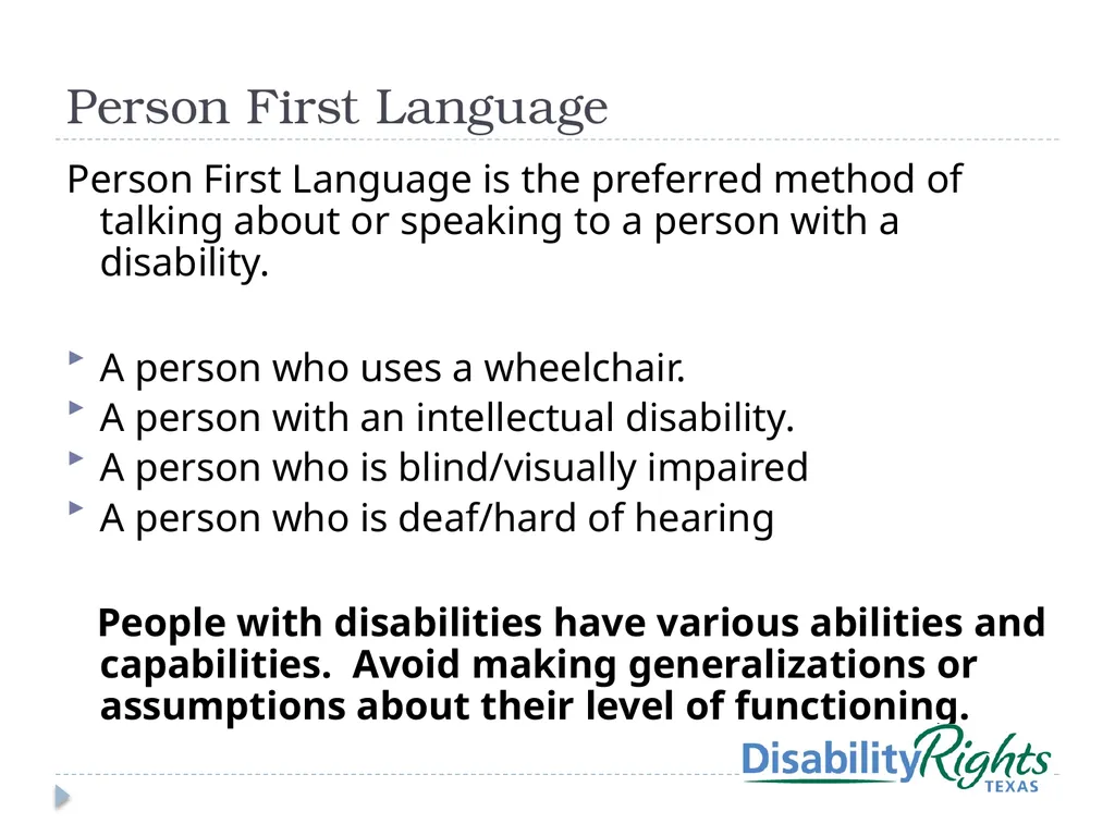 Voters with Disabilities: Poll Worker Training - slide 6 of 12