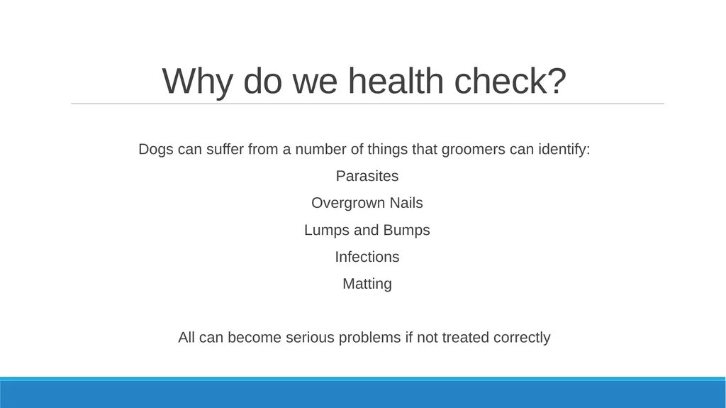 Health Checking Learning Objectives To be able to - slide 4 of 13