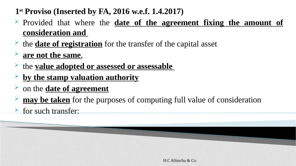 H.C.Khincha & Co ISSUES IN SECTION 45(5A), 50C AND - slide 69 of 278