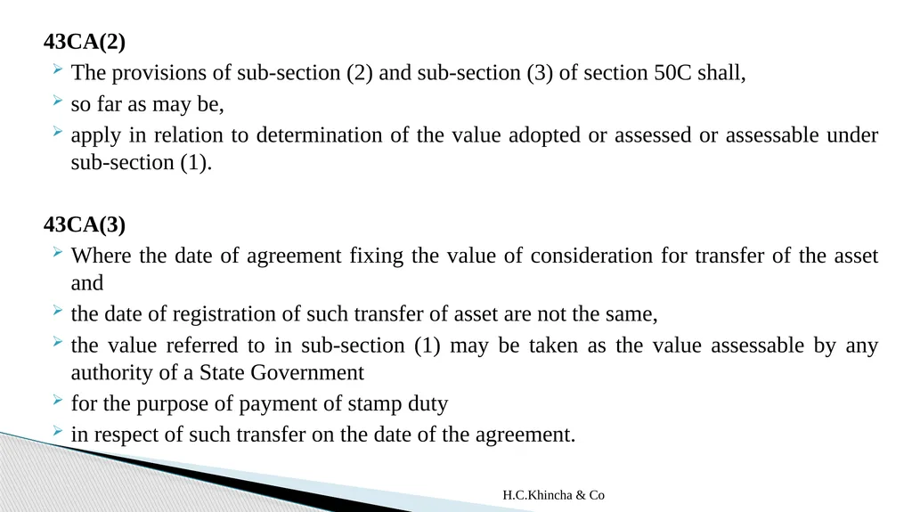 H.C.Khincha & Co ISSUES IN SECTION 45(5A), 50C AND - slide 166 of 278