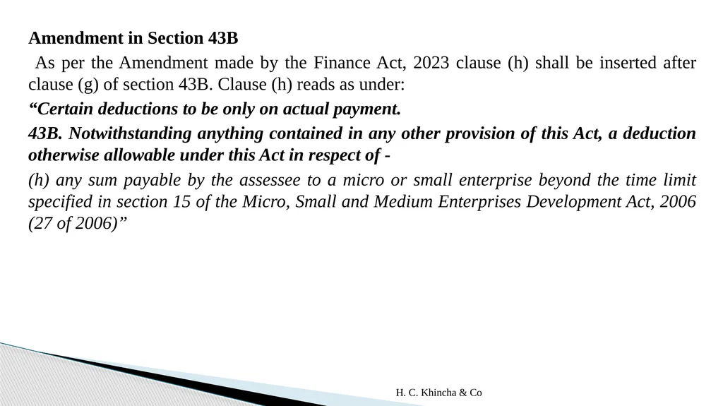 H.C.Khincha & Co ISSUES IN SECTION 45(5A), 50C AND - slide 210 of 278