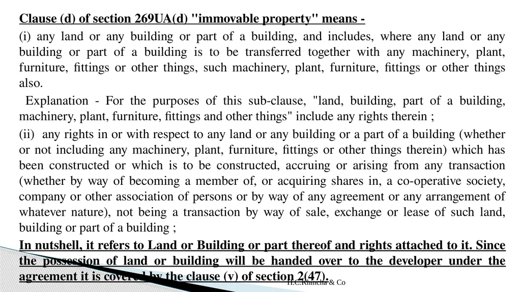 H.C.Khincha & Co ISSUES IN SECTION 45(5A), 50C AND - slide 5 of 278
