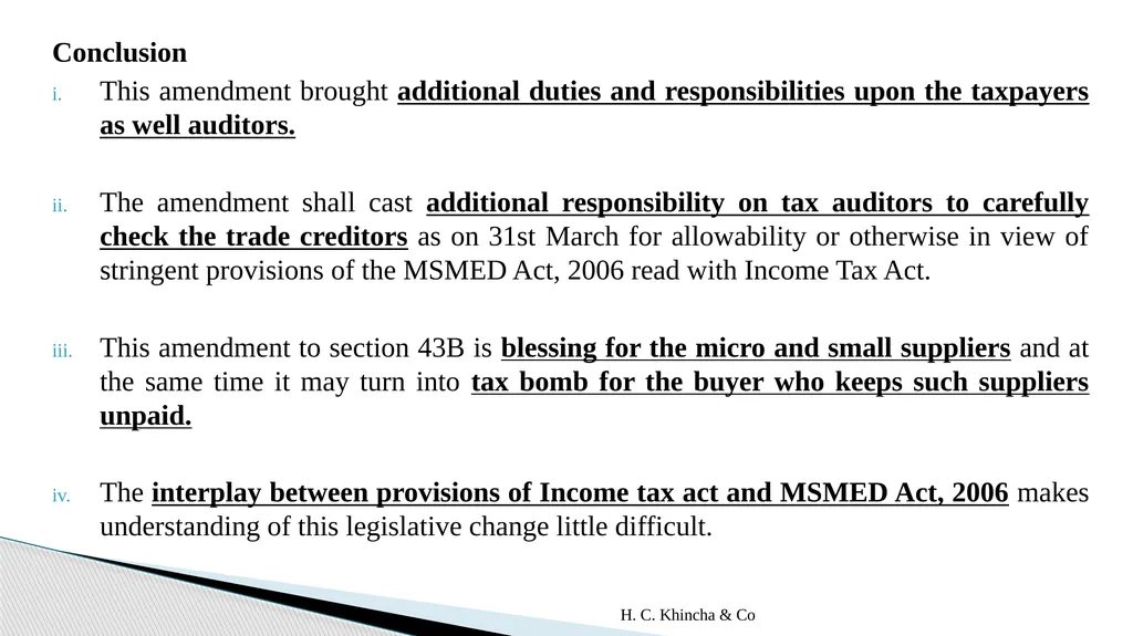 H.C.Khincha & Co ISSUES IN SECTION 45(5A), 50C AND - slide 275 of 278