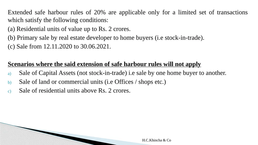 H.C.Khincha & Co ISSUES IN SECTION 45(5A), 50C AND - slide 171 of 278