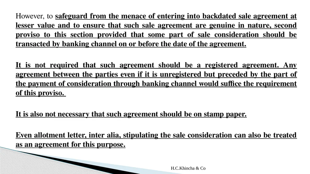 H.C.Khincha & Co ISSUES IN SECTION 45(5A), 50C AND - slide 139 of 278
