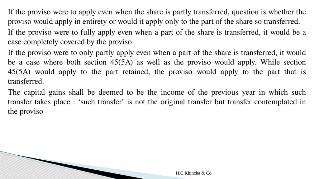 H.C.Khincha & Co ISSUES IN SECTION 45(5A), 50C AND - slide 50 of 278