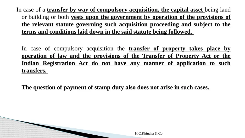 H.C.Khincha & Co ISSUES IN SECTION 45(5A), 50C AND - slide 122 of 278