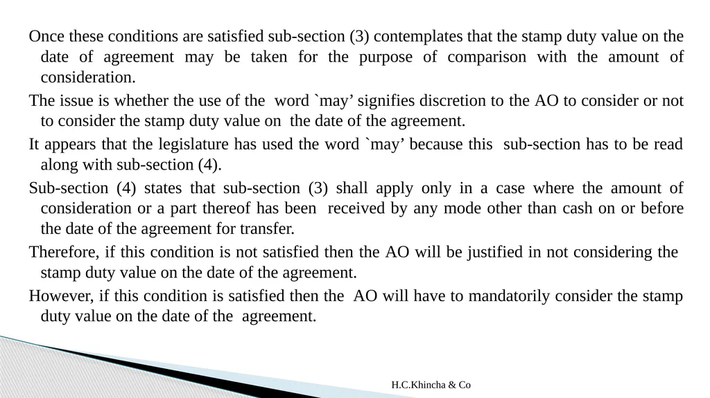H.C.Khincha & Co ISSUES IN SECTION 45(5A), 50C AND - slide 184 of 278