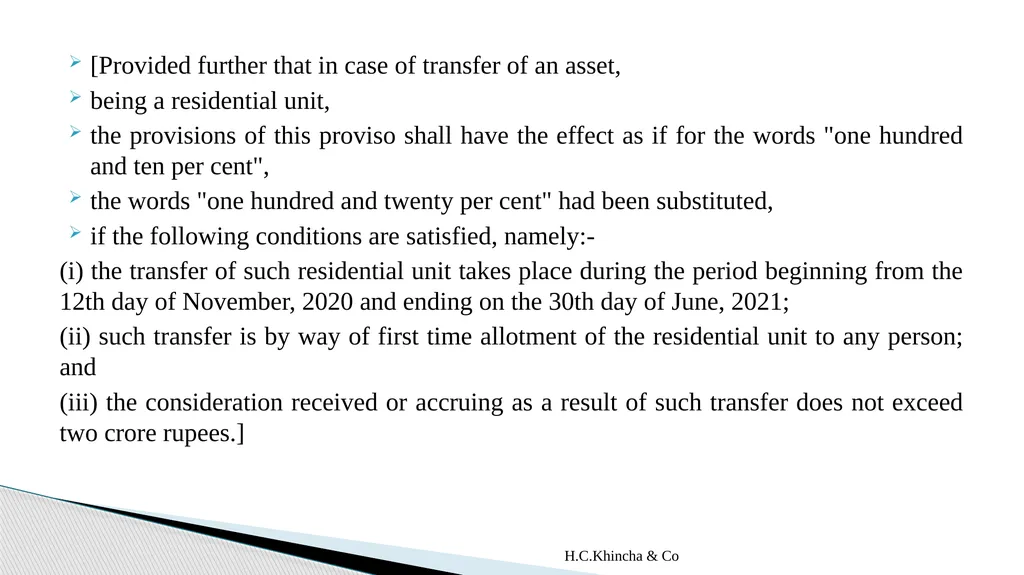 H.C.Khincha & Co ISSUES IN SECTION 45(5A), 50C AND - slide 165 of 278