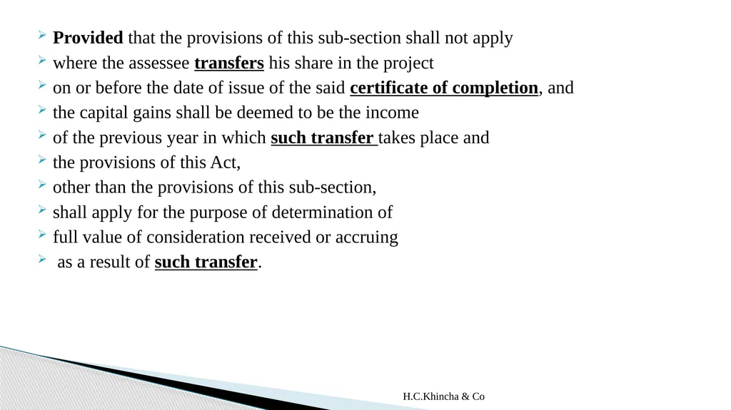 H.C.Khincha & Co ISSUES IN SECTION 45(5A), 50C AND - slide 26 of 278