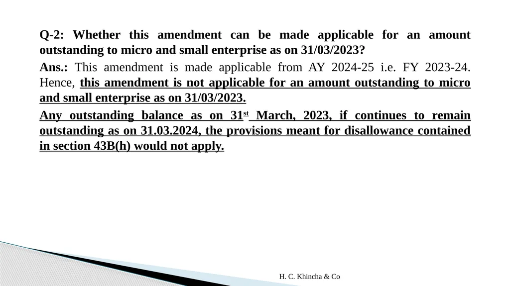 H.C.Khincha & Co ISSUES IN SECTION 45(5A), 50C AND - slide 252 of 278