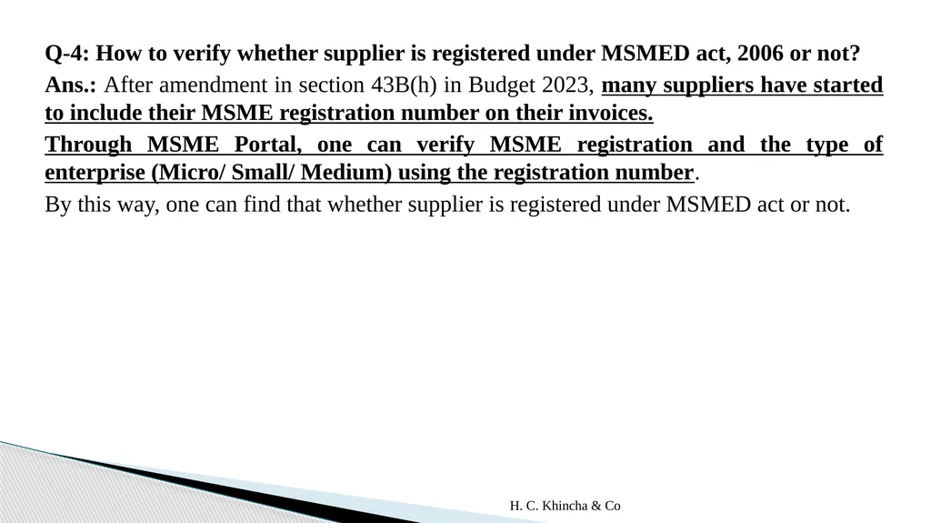 H.C.Khincha & Co ISSUES IN SECTION 45(5A), 50C AND - slide 255 of 278