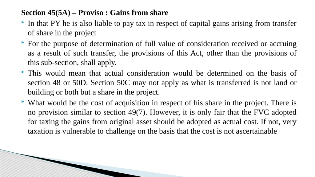 H.C.Khincha & Co ISSUES IN SECTION 45(5A), 50C AND - slide 53 of 278