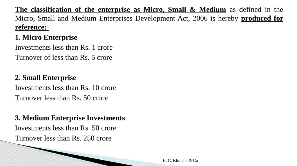 H.C.Khincha & Co ISSUES IN SECTION 45(5A), 50C AND - slide 273 of 278