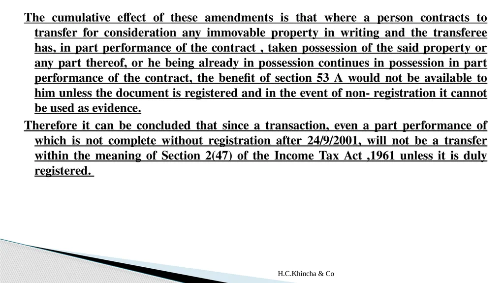 H.C.Khincha & Co ISSUES IN SECTION 45(5A), 50C AND - slide 14 of 278