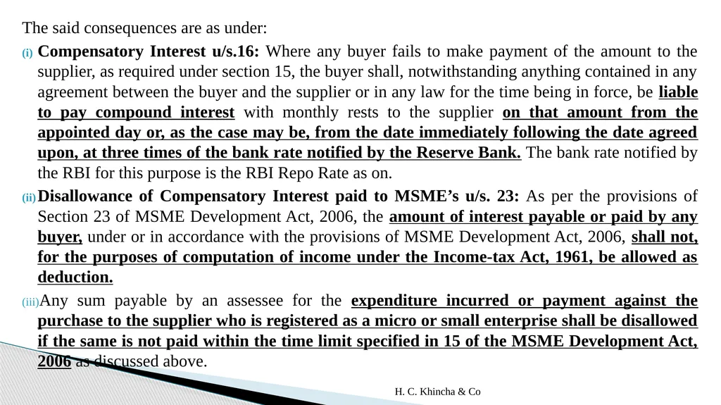 H.C.Khincha & Co ISSUES IN SECTION 45(5A), 50C AND - slide 270 of 278