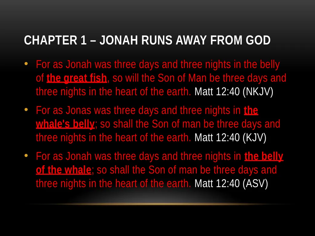 Part 1 “Lessons from Jonah” Lessons From Jonah We - slide 16 of 23