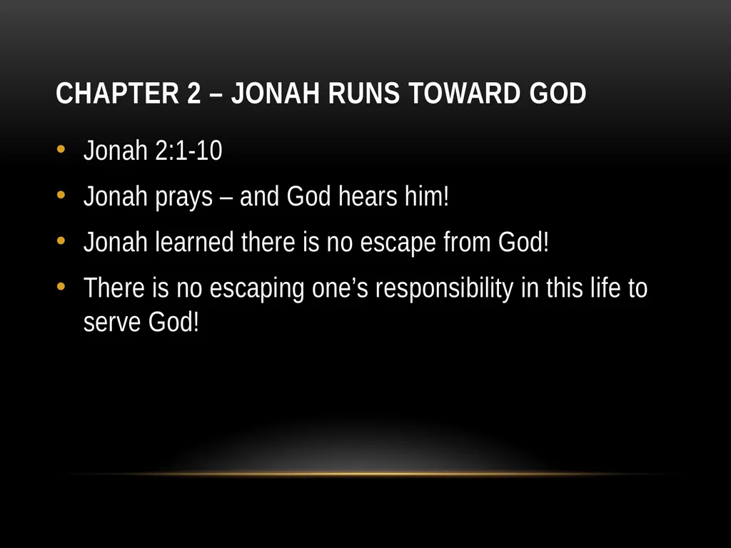 Part 1 “Lessons from Jonah” Lessons From Jonah We - slide 20 of 23